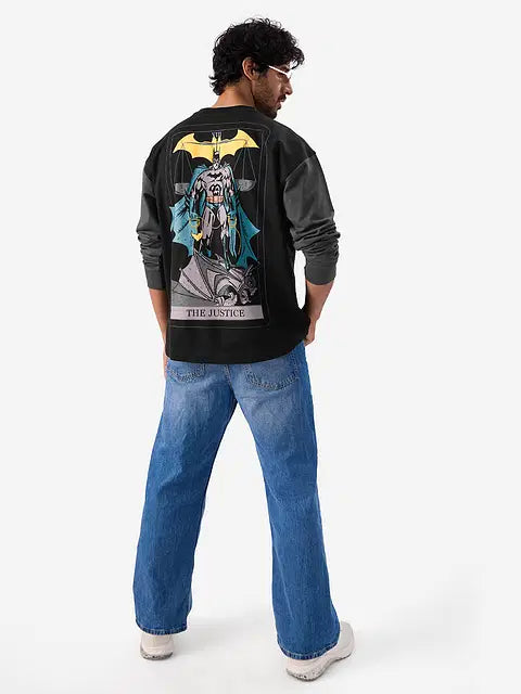 Tarot Batman Oversized Full Sleeve T-Shirts