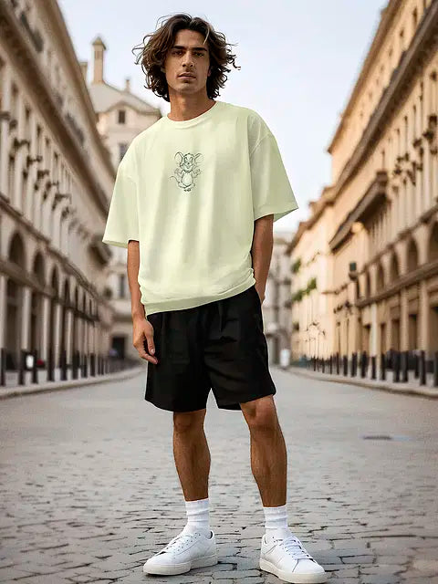 Tom And Jerry Angry Tom Oversized T-Shirts