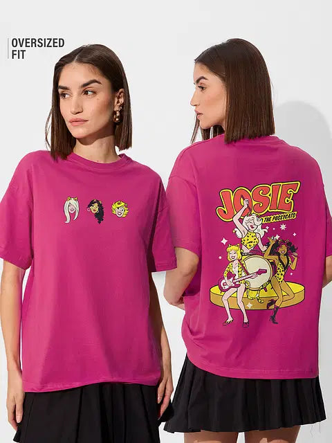 Josie Band Women Oversized T-Shirts