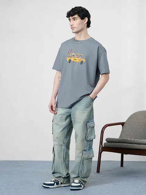 Looney Tunes The Ride Oversized T-Shirts