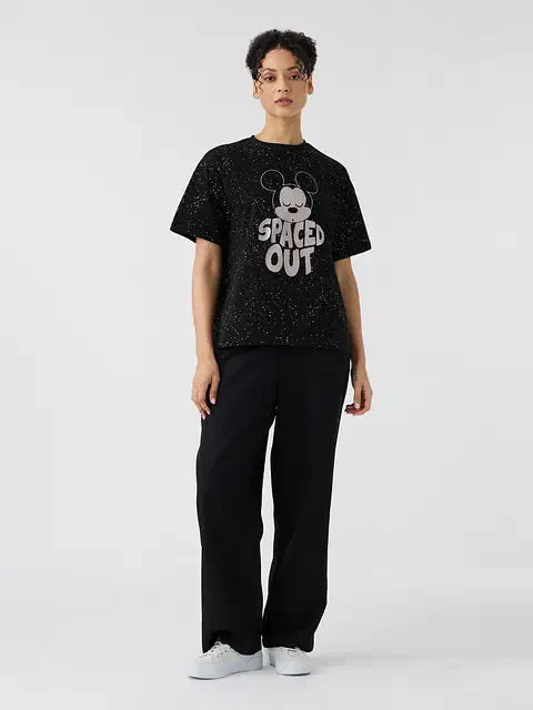 Disney Spaced Out Women Oversized T-Shirts