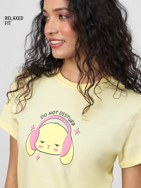 Regular T-Shirt Do Not Disturb Women T-Shirts