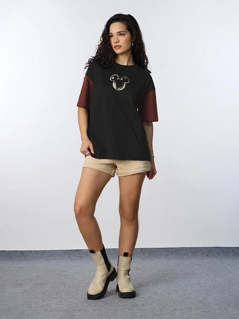 Mickey Mouse Total Legend Women Oversized T-Shirts