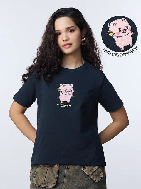 Relaxed T-Shirt  Equal Women Relaxed Fit T-Shirts