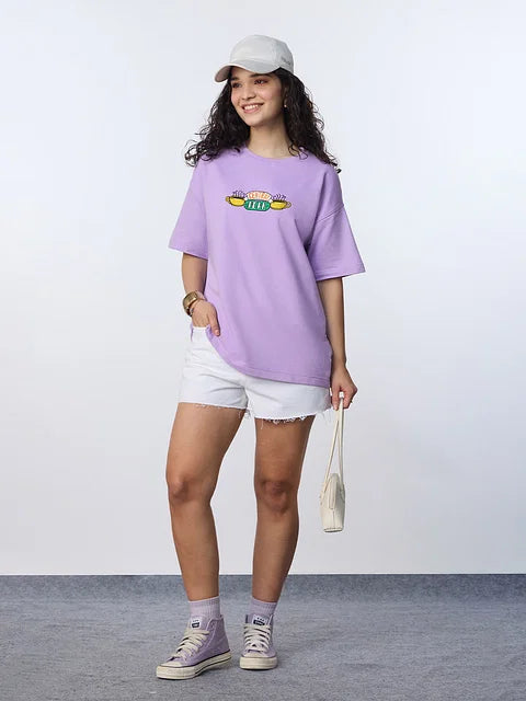FRIENDS Coffee Shop Women Oversized T-Shirts