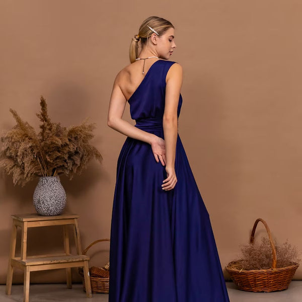 Long Maxi Bridesmaid Dress Cocktail Dress for Wedding Guest