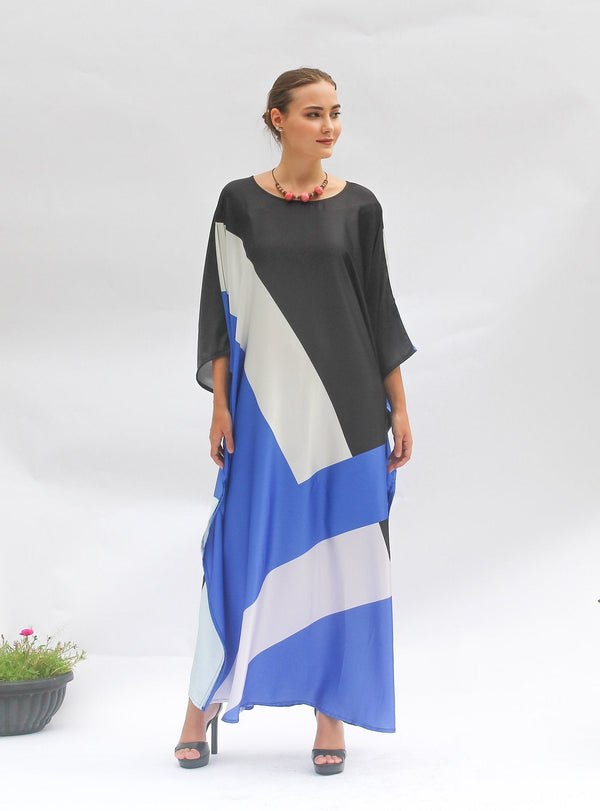 Premium Soft Satin Silk Kaftan - Flowy and Comfortable Caftan For Women's