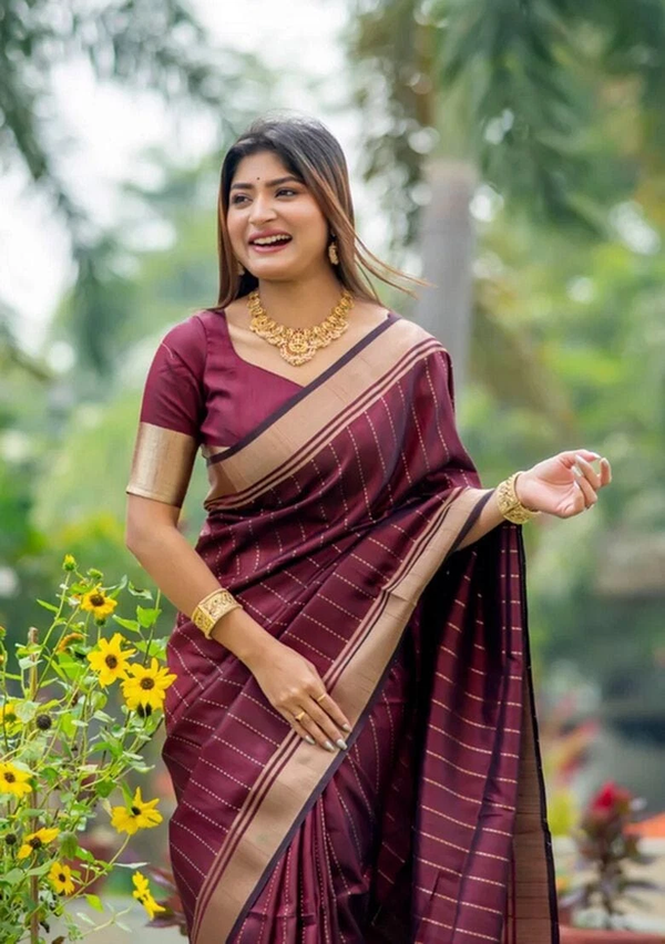 Bollywood Banarasi Soft Silk Function Wear Exclusive Saree With Blouse 11-KT