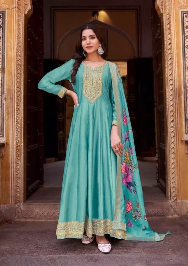 Silk Indian Wedding Pakistani Wear Top Bottom & Dupatta