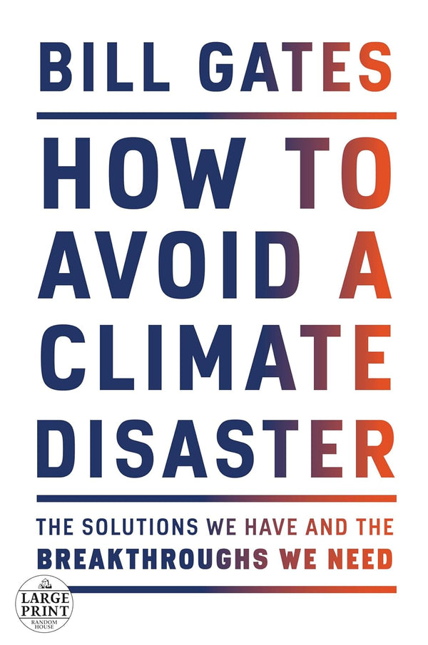 How To Avoid A Climate Disaster (Paperback)