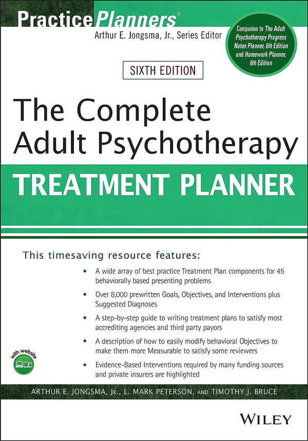THE COMPLETE ADULT PSYCHOTHERAPY TREATMENT PLANNER (Paperback )