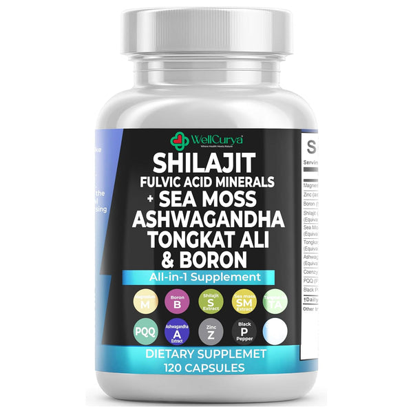 WELLCURYA Herbal Capsules – 120 Count | Plant-Based Daily Formula