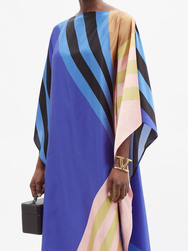 Soft Satin Silk Kaftan, Beach Wear Caftan For Women's