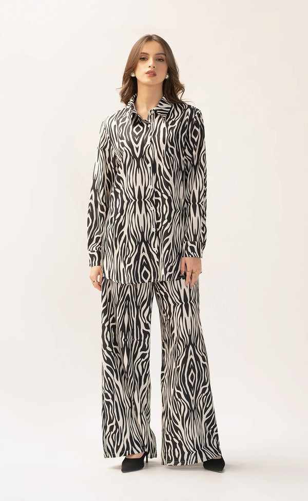 Casual Printed Korean BSY Co-ord Set For Women's