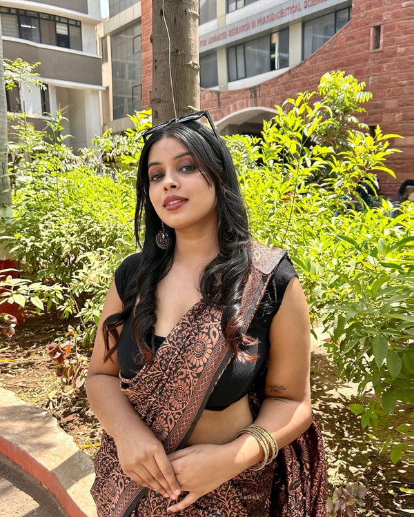 Banarasi Soft Silk Saree Beautifull Traditional Wear Sari With Blouse