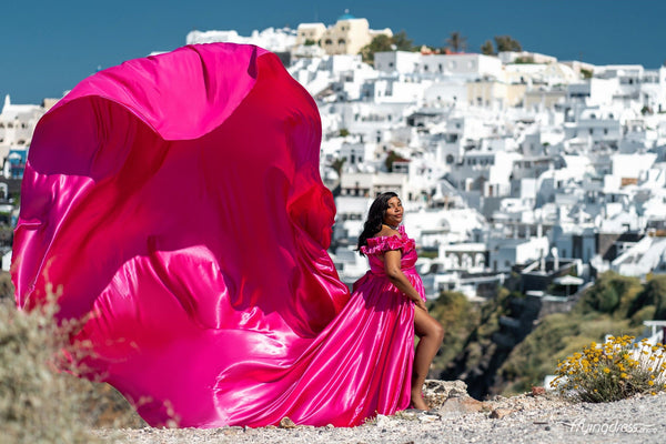 Long Flying Dress | Flying Dress for Photoshoot | Long Train Dress