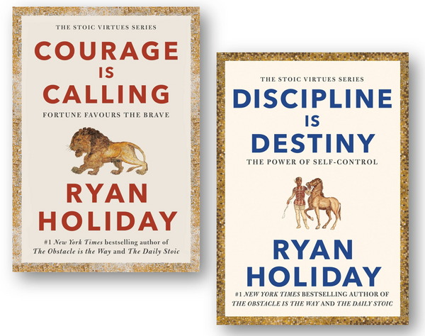 Ryan Holiday- Courage Is Calling, Discipline Is Destiny 2 Books
