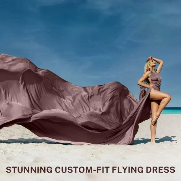 Photoshoot Flying Dress Backless Flying Dress Plus Size Flying Dress Halter Long
